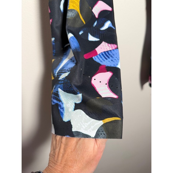 Brooks Women Method 3/4 Abstract Floral Print Leggings Athleisure Size Large - Picture 7 of 12